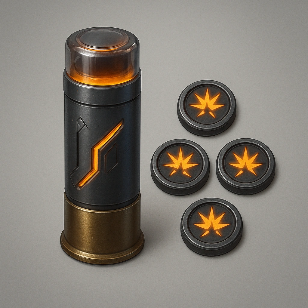 Reactive Shrapnel Shells