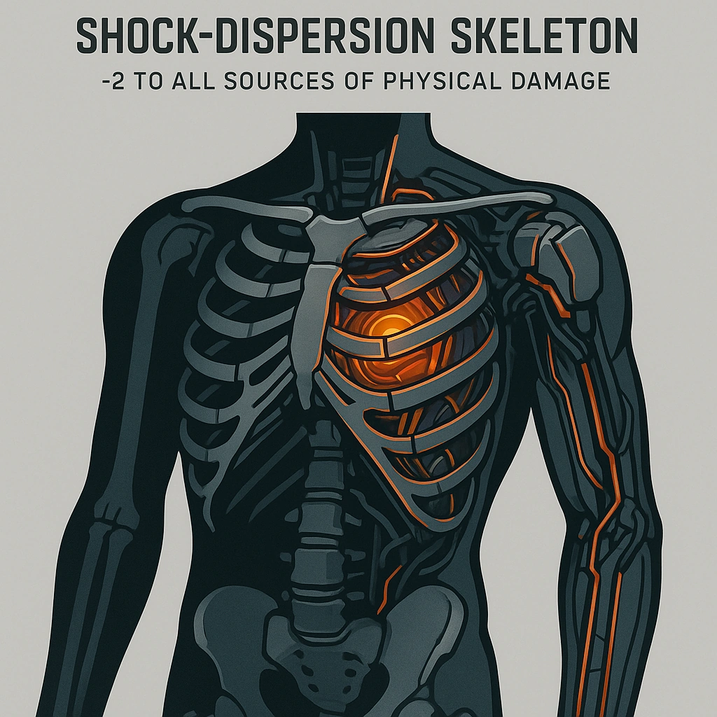 Shock-Dispersion Skeleton