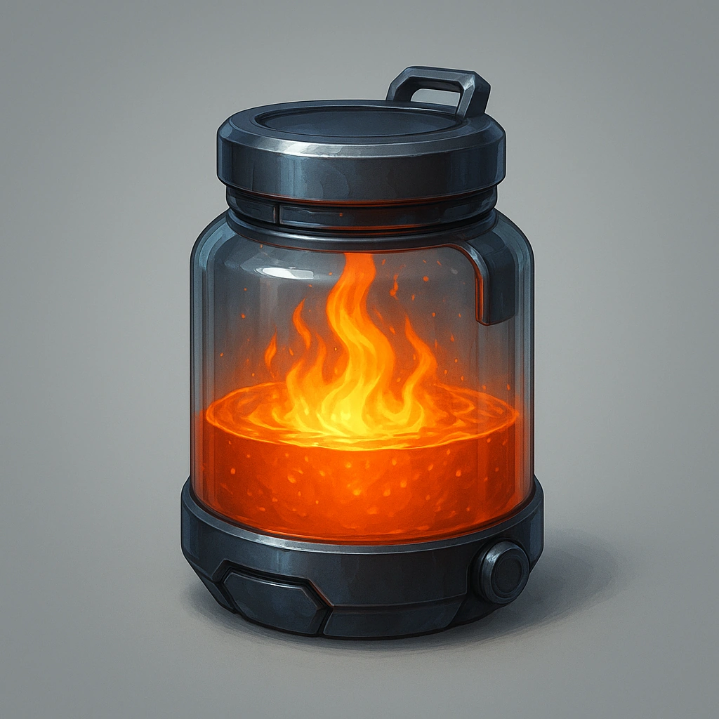 Chrome Fire Jar Beacon