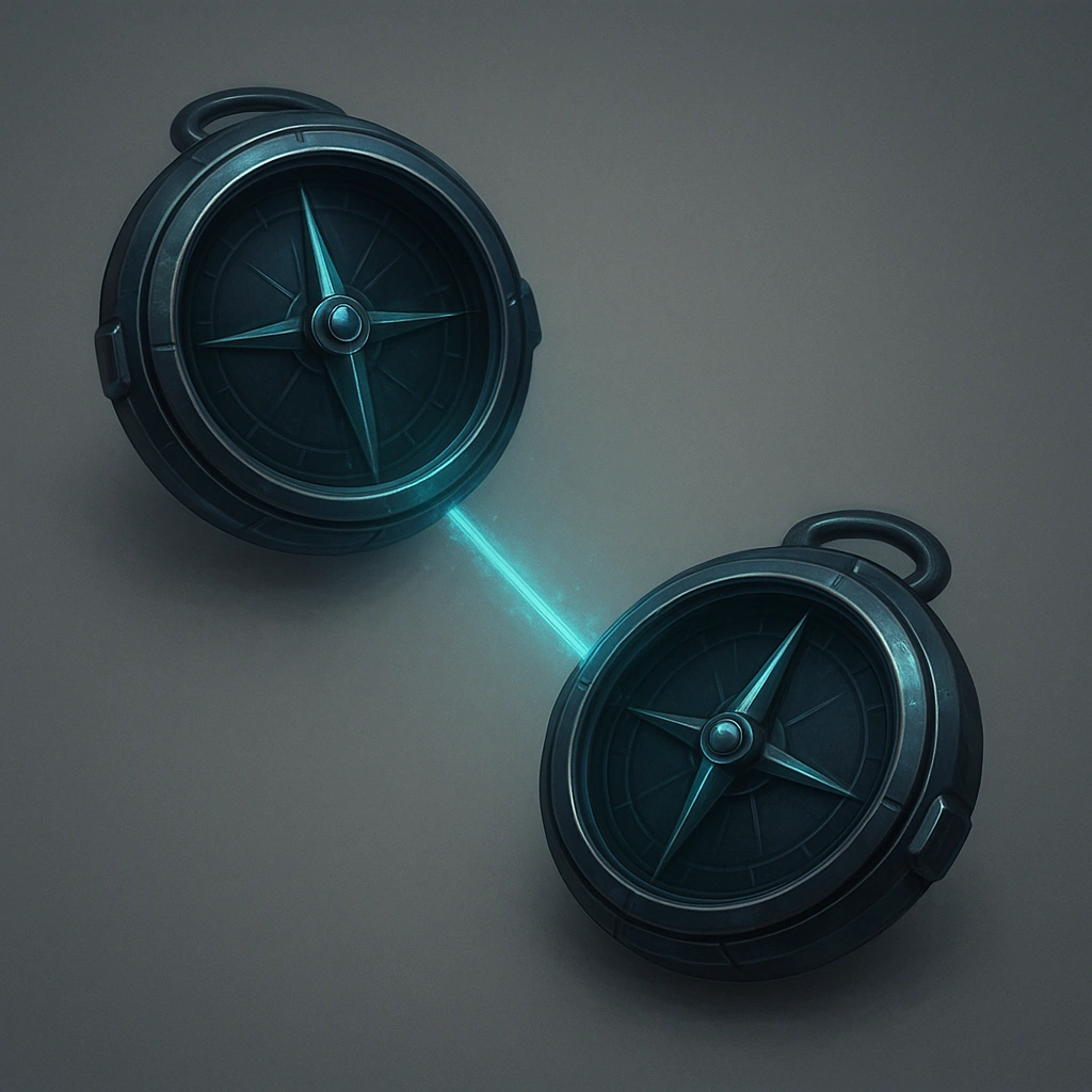 Chrome Homing Compasses Beacon